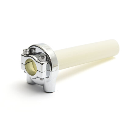Throttle clamp with sleeve universal for 22mm bars