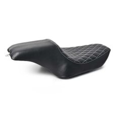 Seat for Harley Davidson Sportster 04-17 with diamond pattern