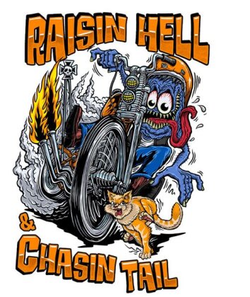 Lethal Threat Chasin Tail Sticker
