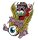 Lethal Threat Monster Flying Eyeball Sticker