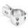 Crash bar clamp 1¼" (32 mm) chrome frame or handlebars clamp