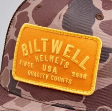 Biltwell Bark snap back Cap brown camo