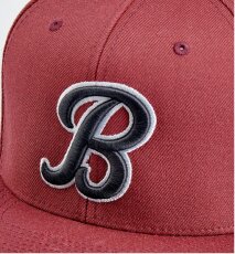 Biltwell Script B Cap Maroon