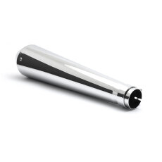 Megaphone muffler chrome
