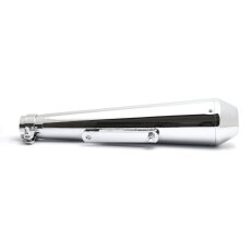 Megaphone muffler chrome