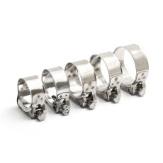 Auspuffschelle aus Edelstahl für Durchmesser 36mm-39mm