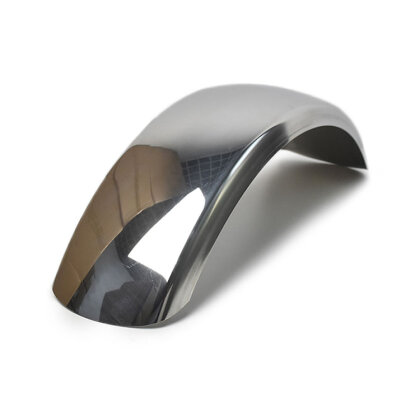 Schutzblech hinten 160mm, Hinterradfender, Edelstahl poliert