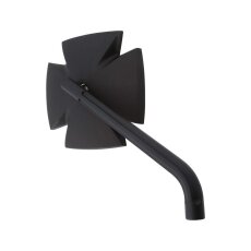 Iron Cross Mirrors black, 2pc, ECE