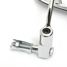 Bars End Mirror Classic Chrome left/right/up/down