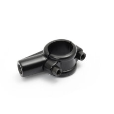 Spiegelhalterung 10mm schwarz für 22mm Lenker