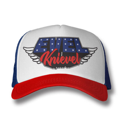 Evel Knievel American Daredevil Trucker Cap Mesh
