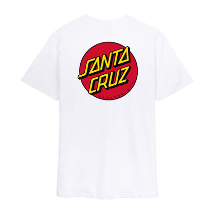 Santa Cruz Dot Chest Logo T-Shirt weiß (nur M)