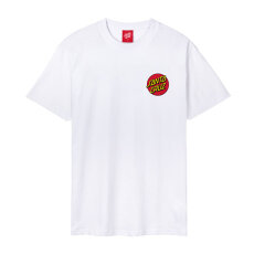 Santa Cruz Dot Chest Logo T-Shirt weiß (nur M)