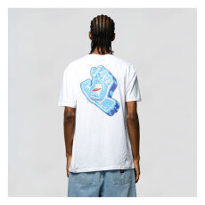 Santa Cruz "Screaming Foam Hand" T-Shirt weiß