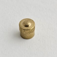 Valve Cap metal vintage brass