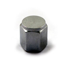 Ventilkappe Flat silber