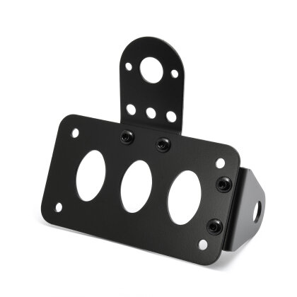Kennzeichenhalter seitlich schwarz universal