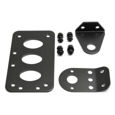 Kennzeichenhalter seitlich schwarz universal