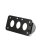 Kennzeichenhalter seitlich schwarz universal