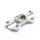 Handlebar Clamp with bar chromed for Harley®