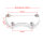Handlebar Clamp with bar chromed for Harley®