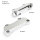 Handlebar Clamp with bar chromed for Harley®