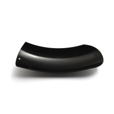 Rear fender 130mm stainless steel short black