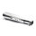 Megaphone muffler chrome