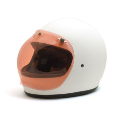 Bubble Visor Amber for Open Face Helmet Light Tint