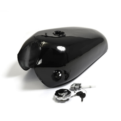 Osaka Brat-Style tank universal black for motorcycle Scrambler
