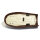Kyoto seat with hump, universal, antique brown 51cm