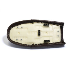 Akabane Brat-Style Sitzbank, flach, dunkelbraun 53cm