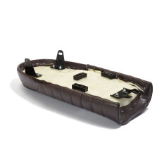 Akabane Brat-Style Sitzbank, flach, dunkelbraun 53cm