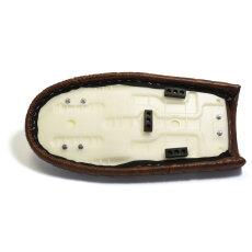 Akabane Brat-Style Sitzbank, flach, vintage braun 53cm