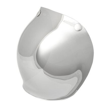 Bubble Visor Smoke Chrome for Open Face Helmet Mirror Tinted