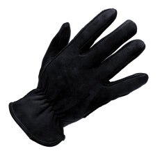 Rider Gloves klassische Handschuhe aus Rindsleder schwarz