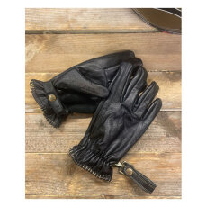 13 1/2 Loud Ride Motorrad Handschuhe schwarz
