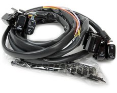Handlebar Wiring Harness 50 with black switches HD 96-06