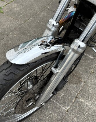 Schutzblech für Harley XL FX FXR vorn 19"-21" Zoll Chrom