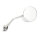 Custom Mirror round 4"10cm chrome E-mark, for 22mm handlebars