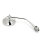 Custom Mirror round 4"10cm chrome E-mark, for 22mm handlebars