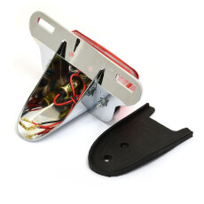 Lucas-Style Taillight OEM size, chrome, ECE