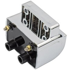 OEM Style Zündspule 12V, 4 Ohm Chrom für Harley...