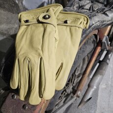 Longhorn Rodeo Handschuhe gelb, gefüttert