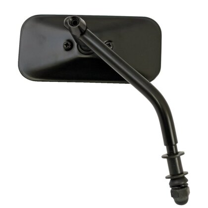 Mini Mirror Oldschool Rectangle black