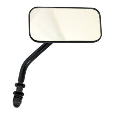 Mini Mirror Oldschool Rectangle black