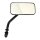Mini Mirror Oldschool Rectangle black