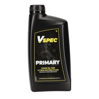 Primär Öl für Big Twin 65-25 Vspec Primary Chain Case Oil 1 Liter Kupplungskasten