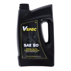 Motoröl SAE 50 (mineralisch) Vspec 4 Liter für...