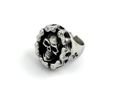 Ring Skull Edelstahl